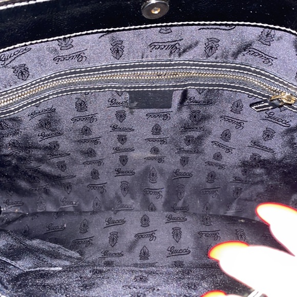 Gucci vintage patent shoulder bag - Picture 4 of 12